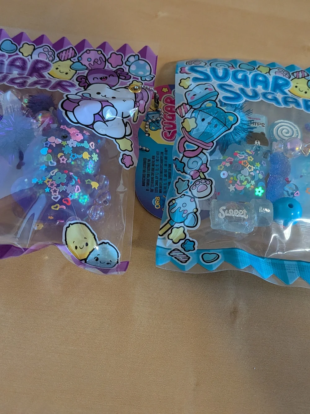 New 2 Sugar Swaps Kids Squishy/Fidget - Blue and Purple Toy
